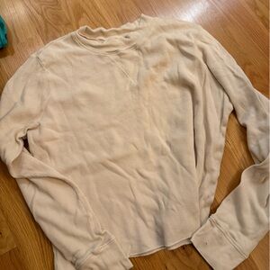 MATE the Label Cream Crew Neck Shirt